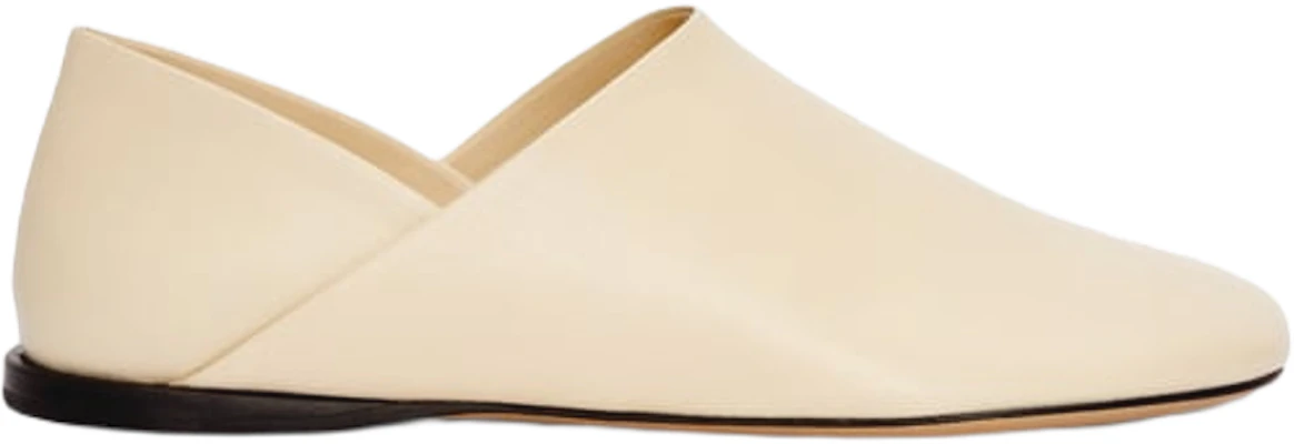(Women) LOEWE Leather Slip-On Flat 'Milk White' L814466X22-8806 Buy (Women) LOEWE Leather Slip-On Flat 'Milk White' L814466X22-8806