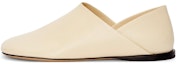 Buy (W) LOEWE Kasut Kulit Slip-On Rata 'Milk White' L814466X22-8806
