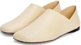 Order (W) LOEWE Kasut Kulit Slip-On Rata 'Milk White' L814466X22-8806
