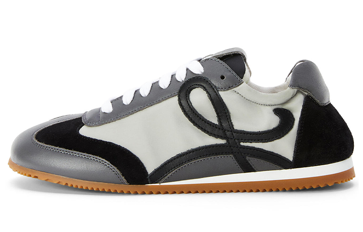 (W) LOEWE Leather Sneakers 'Silver-Black'