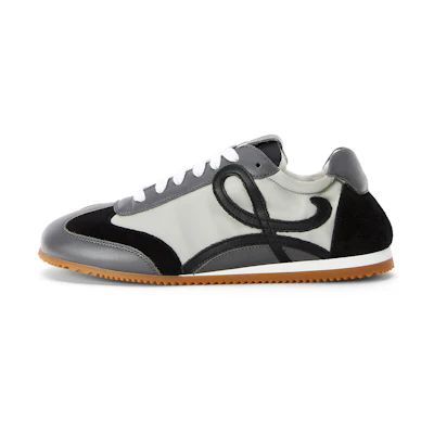 (W) LOEWE Leather Sneakers 'Silver-Black'