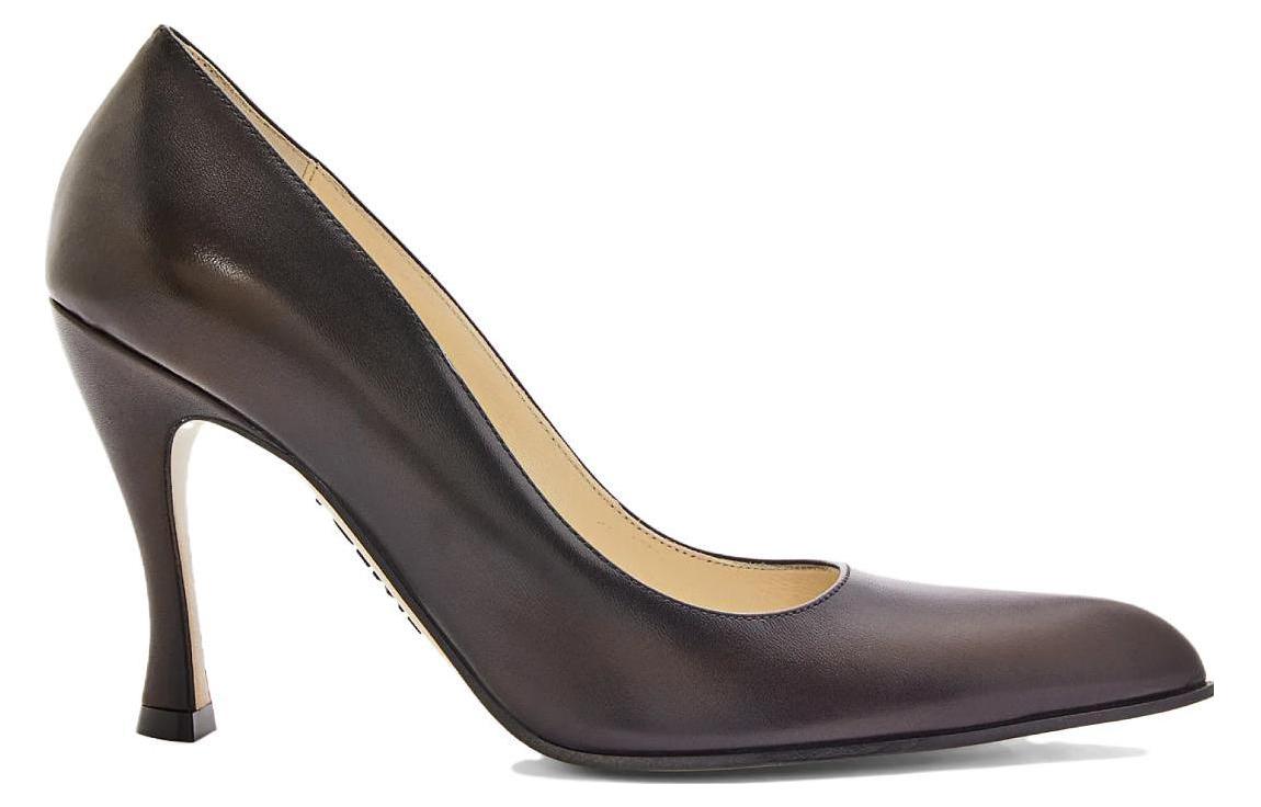 Order (W) LOEWE Escarpins en Cuir ''Bicolore Kaki'' L814S01X65-8813