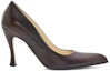 Order (W) LOEWE Escarpins en Cuir ''Bicolore Kaki'' L814S01X65-8813