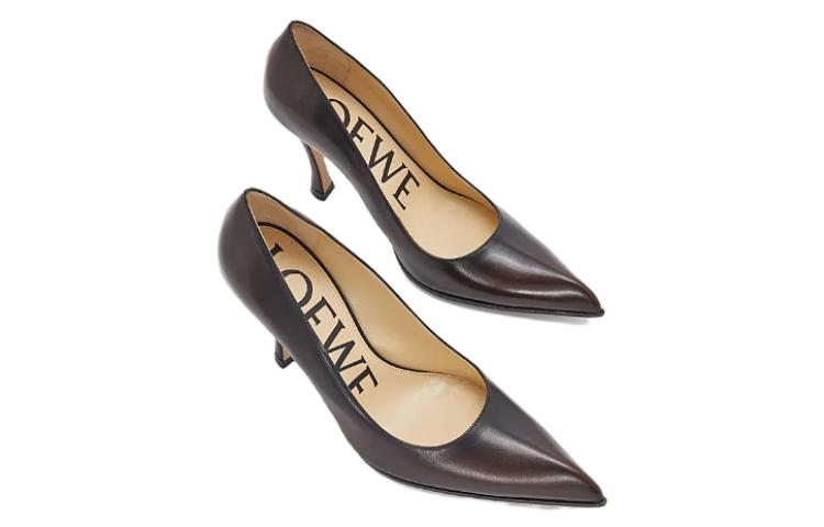 Shop (W) LOEWE Escarpins en Cuir ''Bicolore Kaki'' L814S01X65-8813