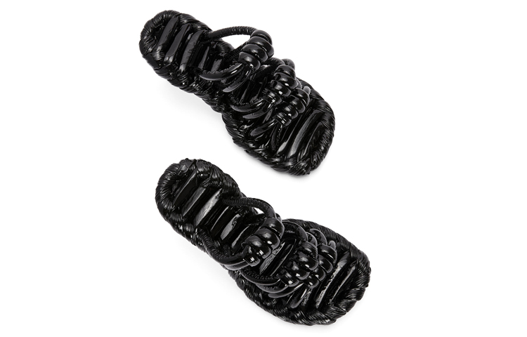 Lookbook (W) LOEWE Sandalia de Tacón en Cuero 'Moda Negra' L814465X62-1102