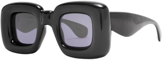 (Women) LOEWE Logo Nylon Irregular Shaped Sunglasses - Black LW40098I01A (Women) LOEWE Logo Nylon Irregular Shaped Sunglasses - Black LW40098I01A