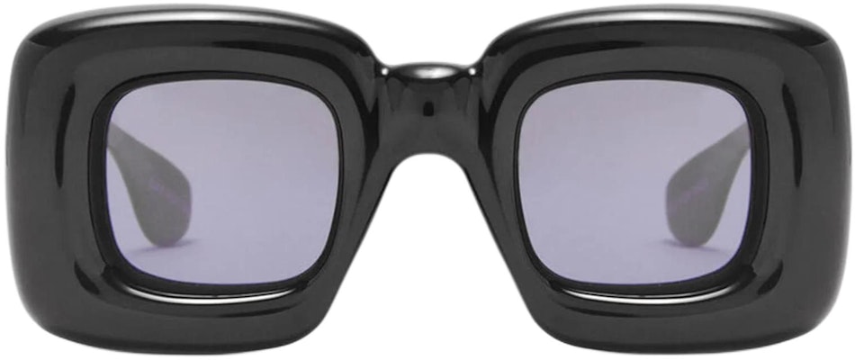 (W) LOEWE 标志尼龙不规则形太阳镜 - 黑色 LW40098I01A Lookbook (W) LOEWE 标志尼龙不规则形太阳镜 - 黑色 LW40098I01A