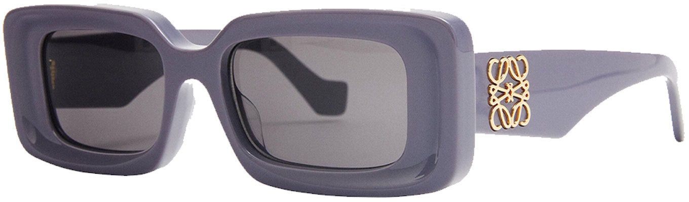 (W) LOEWE标志图案不规则醋酸紫色太阳镜 LW40101I81A Order (W) LOEWE标志图案不规则醋酸紫色太阳镜 LW40101I81A