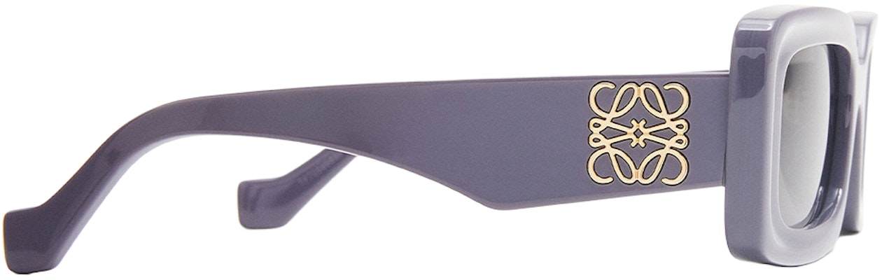 (W) LOEWE标志图案不规则醋酸紫色太阳镜 LW40101I81A Lookbook (W) LOEWE标志图案不规则醋酸紫色太阳镜 LW40101I81A