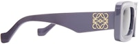 Lookbook (W) LOEWE标志图案不规则醋酸紫色太阳镜 LW40101I81A