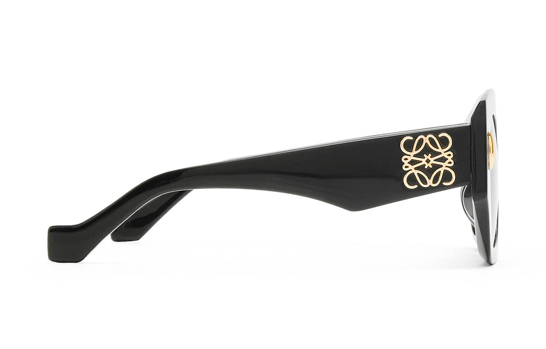 (Women) LOEWE Logo Square Black Sunglasses for Women. G736SUNX091100 圖 4