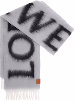 (Women) LOEWE Logo Wool Scarf Women’s - Gray F811257X03AW24 (Women) LOEWE Logo Wool Scarf Women’s - Gray F811257X03AW24