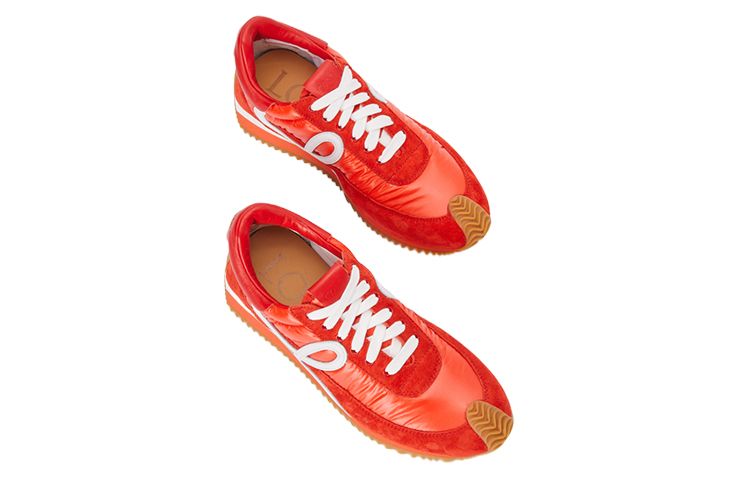 (W) LOEWE Low-Top Lace-Up 'Orange-Red' 圖 4