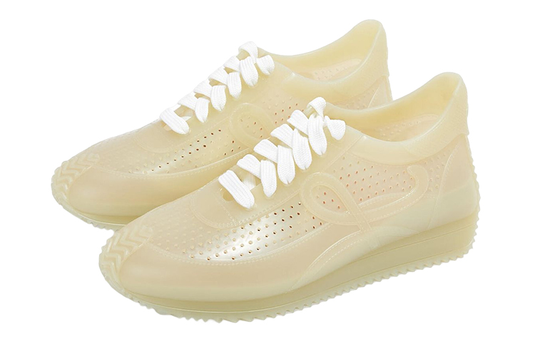 (W) LOEWE Low-Top Lace-Up 'Pale Yellow' 圖 2