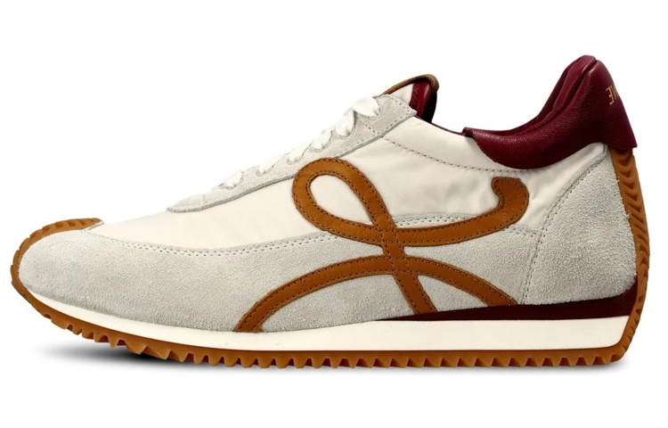 (W) LOEWE Low-Top Sneaker 'White Grey Brown'