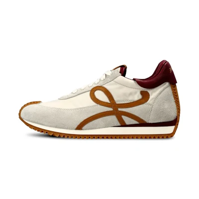 (W) LOEWE Low-Top Sneaker 'White Grey Brown'