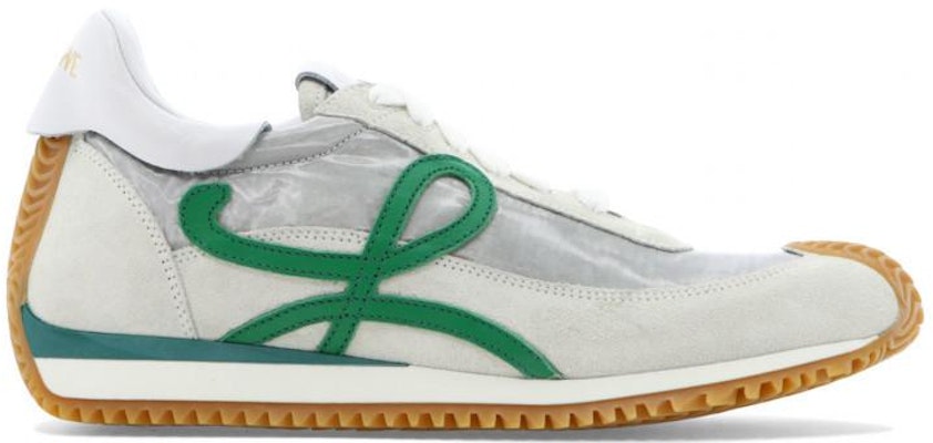 (W) LOEWE 低帮科技网布麂皮运动鞋 '白绿' L814282X62-8572 Order (W) LOEWE 低帮科技网布麂皮运动鞋 '白绿' L814282X62-8572