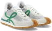 Lookbook (W) LOEWE 低帮科技网布麂皮运动鞋 '白绿' L814282X62-8572