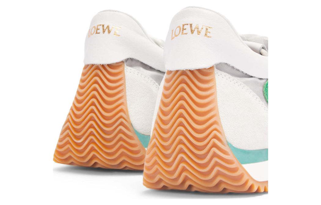 Purchase (W) LOEWE 低帮科技网布麂皮运动鞋 '白绿' L814282X62-8572