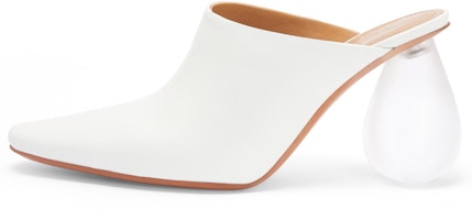 (Women) LOEWE Mule 'White High Heel' L815379X35-2100 (Women) LOEWE Mule 'White High Heel' L815379X35-2100