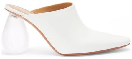 (W) ロエベ ミュール ハイヒール (ホワイト) L815379X35-2100 Order (W) ロエベ ミュール ハイヒール (ホワイト) L815379X35-2100