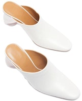 (W) ロエベ ミュール ハイヒール (ホワイト) L815379X35-2100 Purchase (W) ロエベ ミュール ハイヒール (ホワイト) L815379X35-2100