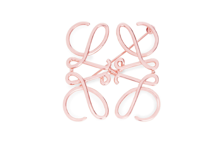 (Women) LOEWE Nagram Metal Brooch for Women in Rose Gold. 11127027-9500 圖 2