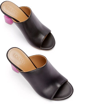(Women) LOEWE Nail Polish Mule 'Black' L815379X69-1196 Shop (Women) LOEWE Nail Polish Mule 'Black' L815379X69-1196