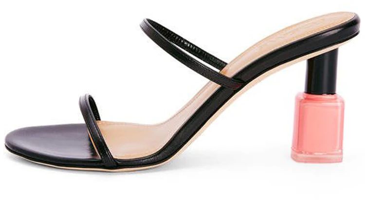 women-loewe-nail-polish-sandal-black-pink-l815465-x63-1196