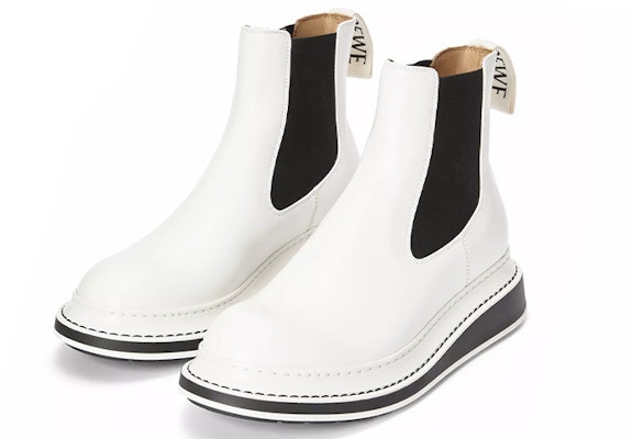 (Women) LOEWE Nappa Leather Chelsea Boots 'Off-White' L815S05X12-1950 Order (Women) LOEWE Nappa Leather Chelsea Boots 'Off-White' L815S05X12-1950