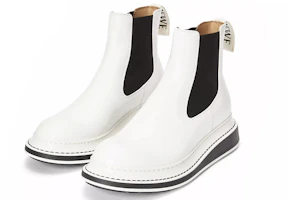 Order (W) Bottines Chelsea en cuir nappa LOEWE ''Off-White''. L815S05X12-1950