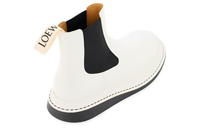 Shop (W) LOEWE But Chelsea Kulit Nappa 'Off-White' L815S05X12-1950