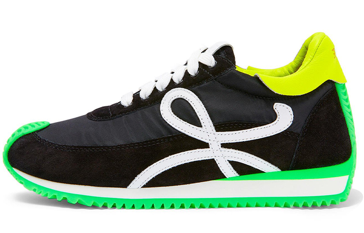(W) LOEWE Nylon Sneakers 'Black Green'