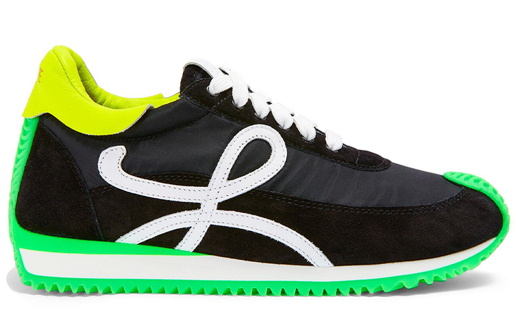 (W) LOEWE Nylon Sneakers 'Black Green' 圖 2