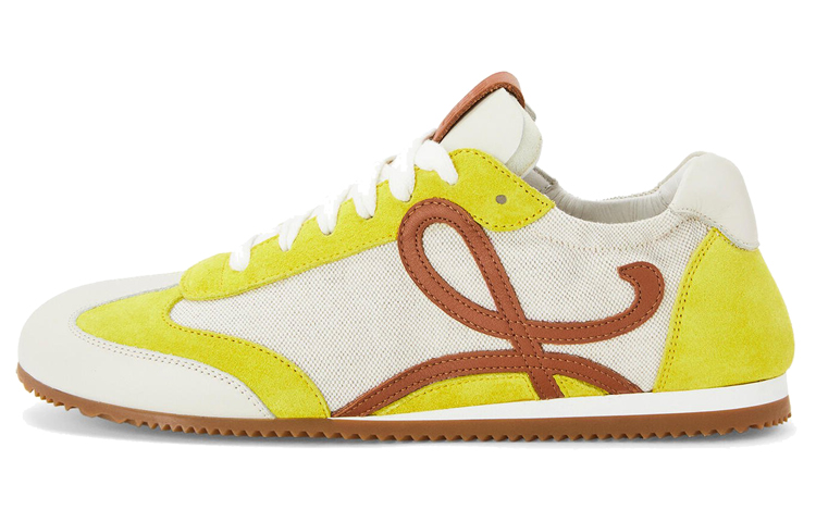 (W) LOEWE Nylon Sneakers 'CMFTable Light Calfskin Yellow'