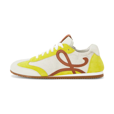 (W) LOEWE Nylon Sneakers 'CMFTable Light Calfskin Yellow'