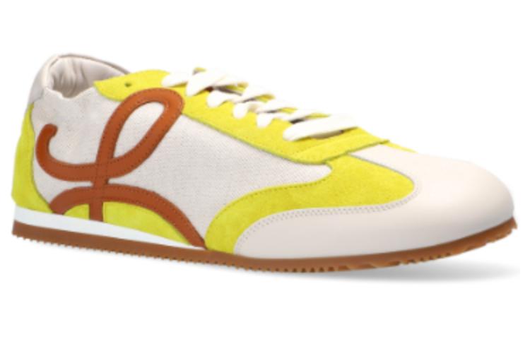 (W) LOEWE Nylon Sneakers 'CMFTable Light Calfskin Yellow' 圖 3