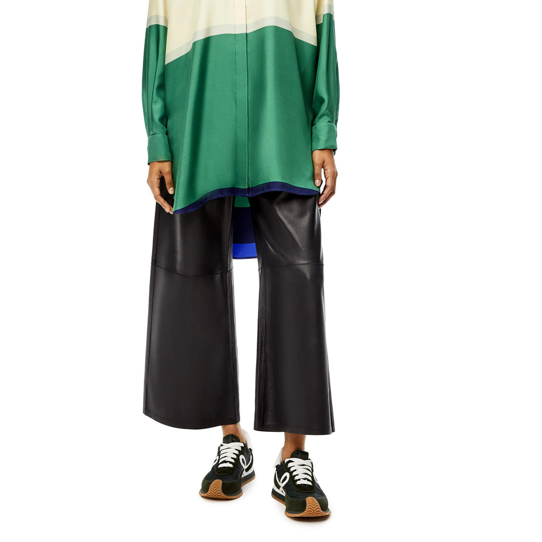 (W) LOEWE Nylon Track Sneakers 'Forest Green' 圖 5