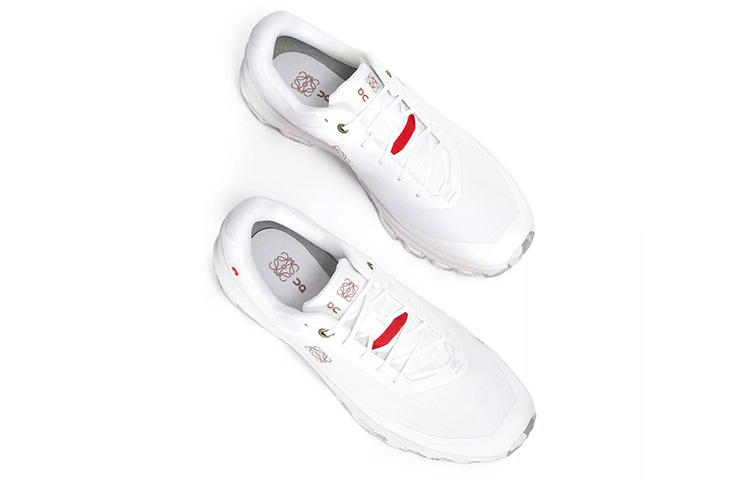 (W) LOEWE On Running 'White Fabric Lace-Up Low-Top' 圖 4