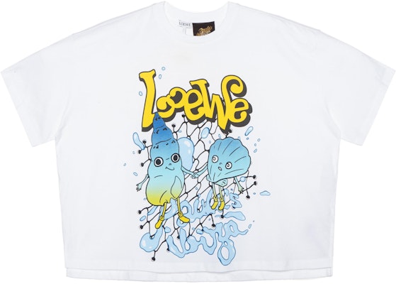 (W) LOEWE Paula''s Ibiza 2022 貝殼印花寬鬆短袖T恤 白色 S616Y22X42-2100 Order (W) LOEWE Paula''s Ibiza 2022 貝殼印花寬鬆短袖T恤 白色 S616Y22X42-2100