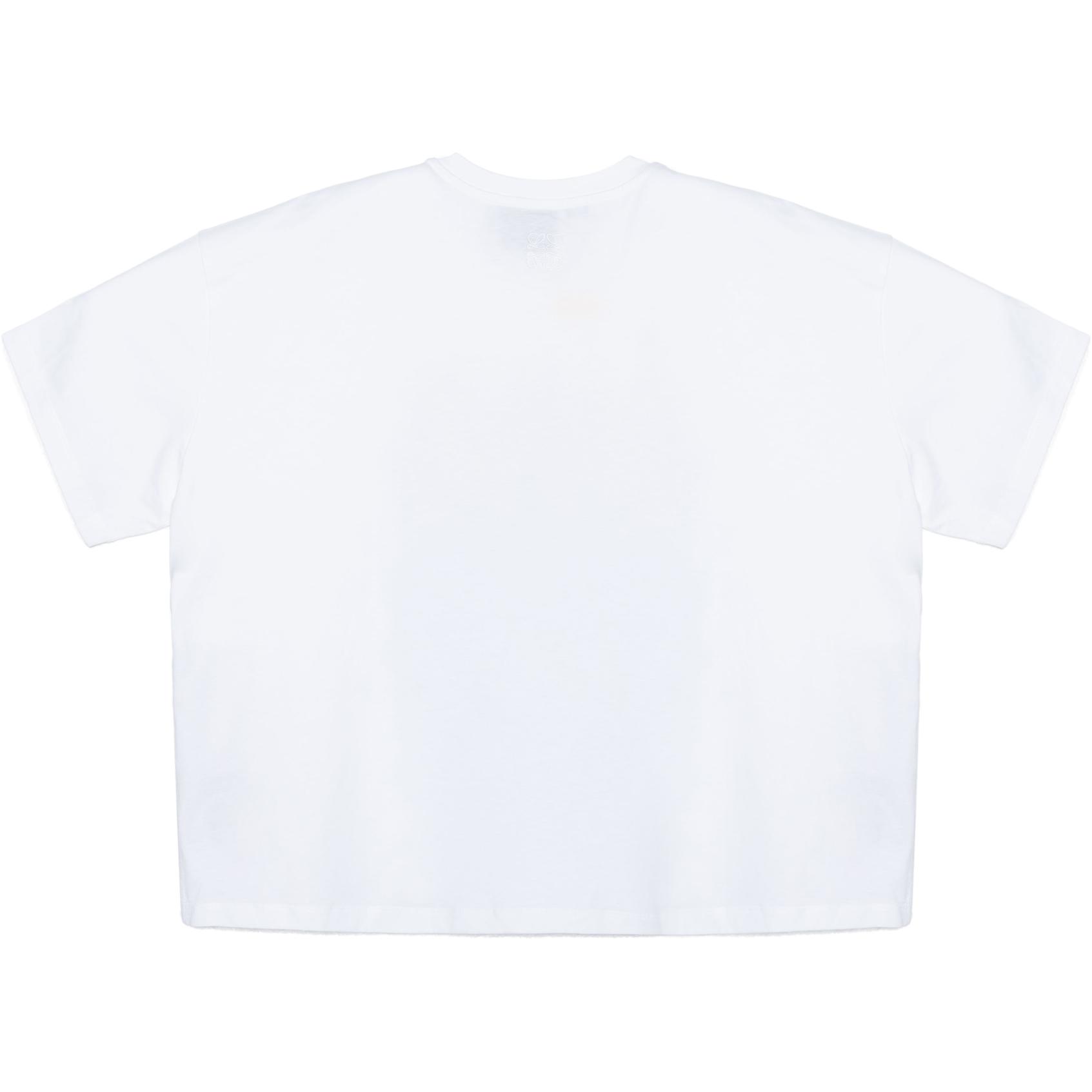 Lookbook (W) LOEWE Paula''s Ibiza 2022 貝殼印花寬鬆短袖T恤 白色 S616Y22X42-2100