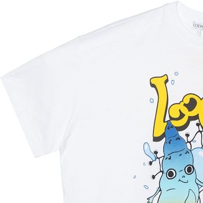 (W) LOEWE Paula''s Ibiza 2022 貝殼印花寬鬆短袖T恤 白色 S616Y22X42-2100 Sizing (W) LOEWE Paula''s Ibiza 2022 貝殼印花寬鬆短袖T恤 白色 S616Y22X42-2100