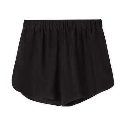 (Women) LOEWE Paula's Ibiza SS22 Casual Black Shorts. S616Y04X24-1100