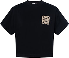 (Women) LOEWE Paula's Ibiza SS23 Black Logo Print Oversized T-Shirt. S616Y22J12-1100 (Women) LOEWE Paula's Ibiza SS23 Black Logo Print Oversized T-Shirt. S616Y22J12-1100