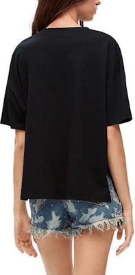 (W) LOEWE Paula''s Ibiza SS23 黑色logo印花宽松T恤。 S616Y22J12-1100 Details for (W) LOEWE Paula''s Ibiza SS23 黑色logo印花宽松T恤。 S616Y22J12-1100