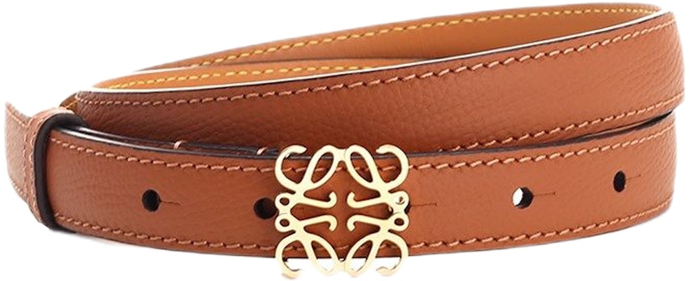 (W) LOEWE 棕色鹅卵石纹皮带 2厘米宽 E619Z15X03-2526 Shop (W) LOEWE 棕色鹅卵石纹皮带 2厘米宽 E619Z15X03-2526