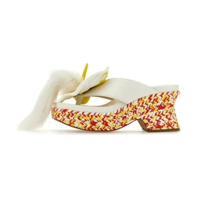 (W) LOEWE Petal 'White Yellow Red'