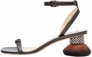 (Women) LOEWE Petal Brush Leather Slide Sandals Women’s 4cm Black - Minimalist & Stylish L814465X69-1100 (Women) LOEWE Petal Brush Leather Slide Sandals Women’s 4cm Black - Minimalist & Stylish L814465X69-1100
