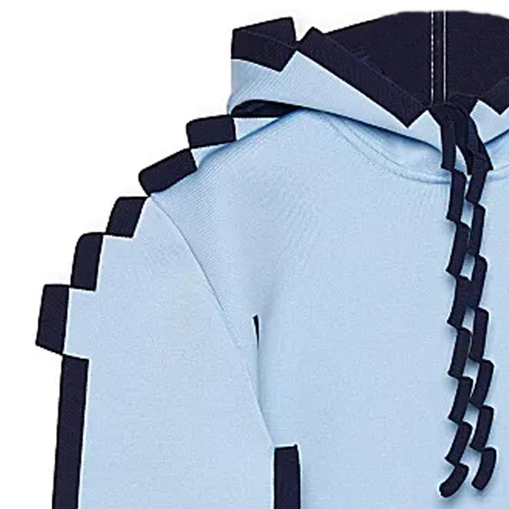 Shop (W) LOEWE Pixel 系列馬賽克連帽衫 淺藍色 - SS23 春夏新品上市 S540Y14KCP-5140