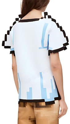 (W) ロエベ ピクセルシリーズ SS23 テクノロジープリント ホワイトTシャツ. S540Y14KCO-2100 Shop (W) ロエベ ピクセルシリーズ SS23 テクノロジープリント ホワイトTシャツ. S540Y14KCO-2100